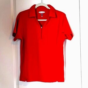 Pebble Beach Women's Golf Performance Polo Collared T shirt  Large L